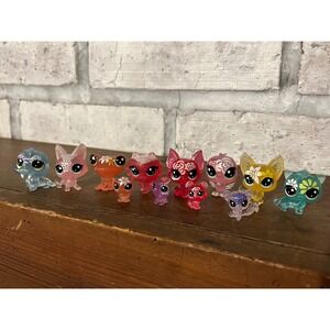 Large Lot Mini & Teensiest Littlest Pet Shop LPS Petal Party Blooming Boutique